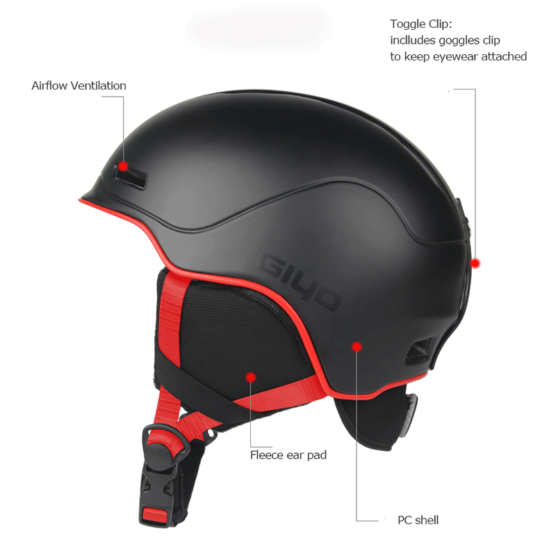 MARKERWAY Warm Windproof Unisex Adult Ski & Snowboard Snow Helmet