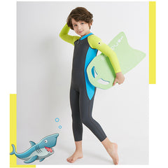 Children's Diving Suit Outdoor Long Sleeve One-Piece Swimsuit