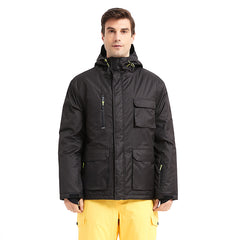 MARKERWAY Men's Snow Skiing Jacket Hooded Waterproof Winter Coat