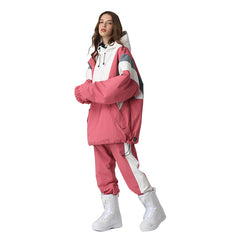 MARKERWAY Women's Snow Addict Street Fashion Outdoor Jacket & Pants Set