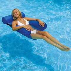 MARKERWAY Foldable Backrest Inflatable Floating Bed
