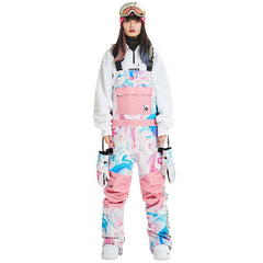 MARKERWAY Women's Insulated Overalls Bib Snow Pants