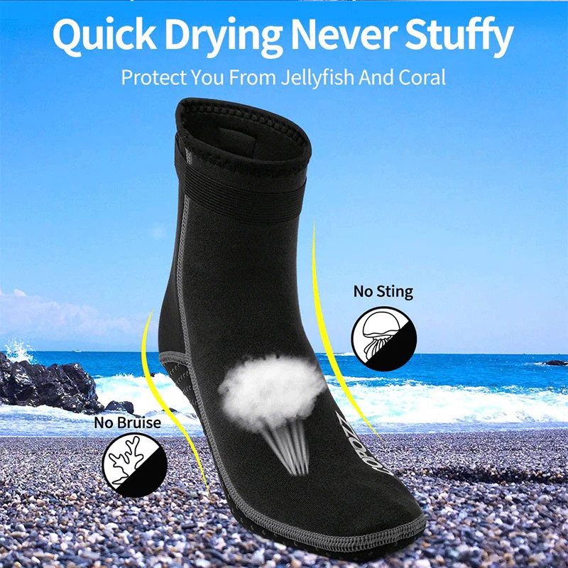 3mm Neoprene Diving Socks Beach Water Socks for Men Women