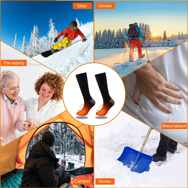 MARKERWAY Upgraded Heated Socks for Men and Women