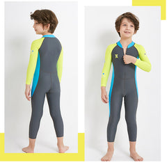 Children's Diving Suit Outdoor Long Sleeve One-Piece Swimsuit