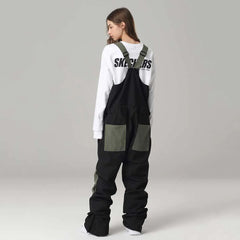 MARKERWAY Women's Fashion Mountain Discover Snowboard Pants Ski Bibs