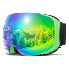 MARKERWAY G2 Magnetic Snowboard/Polarized OTG UV400 Skiing Goggles