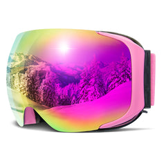 MARKERWAY G2 Magnetic Snowboard/Polarized OTG UV400 Skiing Goggles