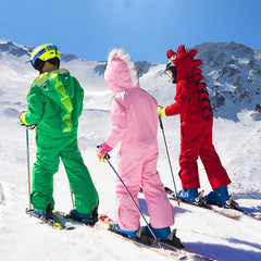 MARKERWAY Kids Unisex Waterproof Animal One Piece Snowsuits