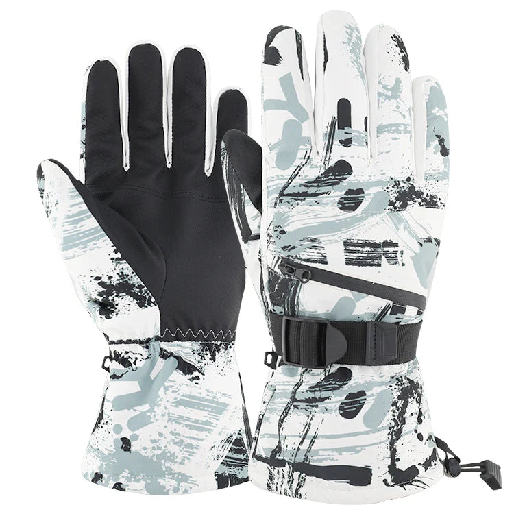 Touchscreen top ski gloves