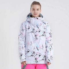 MARKERWAY Women's Colorful Waterproof Ski Jackets