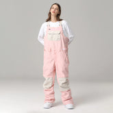 MARKERWAY Women's Fashion Mountain Discover Snowboard Pants Ski Bibs