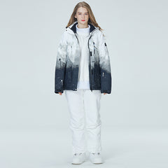 MARKERWAY Women's Thickened Warm Ski Jackets and Pants Set