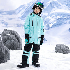 MARKERWAY Boys Girls Winter Outdoor Snowboarding Suit Ski Jumpsuit