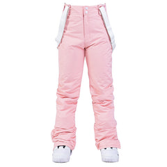 MARKERWAY Women's Insulated Ski Pants Winter Snow Pants Ski Bibs