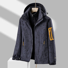 MARKERWAY New Outdoor Jacket Men's Three-in-one Two-piece Padded Liner Ski Suit