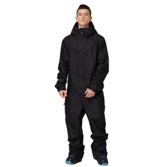 MARKERWAY Men's One Piece Stylish Ski Suits Winter Jumpsuit Snowsuits