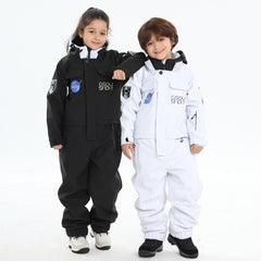 MARKERWAY Kids Ski Suit Boys Girls One Piece Snowsuits