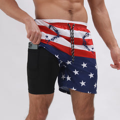 Men's Swim Trunks Quick Dry Swimsuit Beach Shorts