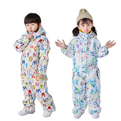 MARKERWAY Girl's Boy's One Piece Jumpsuits Ski Suits