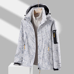 MARKERWAY New Outdoor Jacket Men's Three-in-one Two-piece Padded Liner Ski Suit