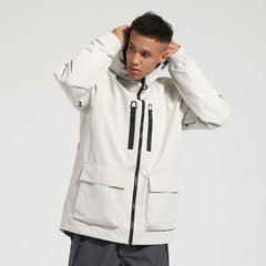 MARKERWAY Men's Winter Cargo Snowboard Jacket