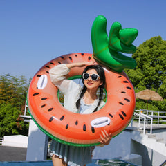 Pineapple Inflatable Swimming Ring Toy Party Pool Lifebuoy