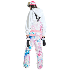 MARKERWAY Women's Insulated Overalls Bib Snow Pants