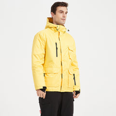 MARKERWAY Men's Snow Skiing Jacket Hooded Waterproof Winter Coat