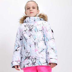 Markerway Kids Watercolor Metropolis Insulated Snow Jacket