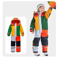 MARKERWAY Kids Ski Coverall Kids One Piece Snowboard Suit