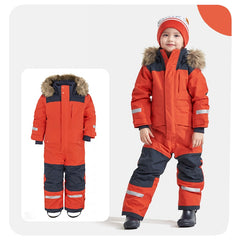MARKERWAY Kids Ski Coverall Kids One Piece Snowboard Suit