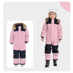 MARKERWAY Kids Ski Coverall Kids One Piece Snowboard Suit