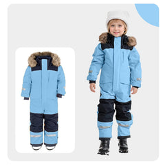 MARKERWAY Kids Ski Coverall Kids One Piece Snowboard Suit