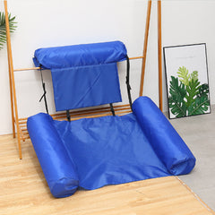 MARKERWAY Foldable Backrest Inflatable Floating Bed