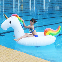 Large Inflatable Pool Float Party Toys Flamingo And Unicorn