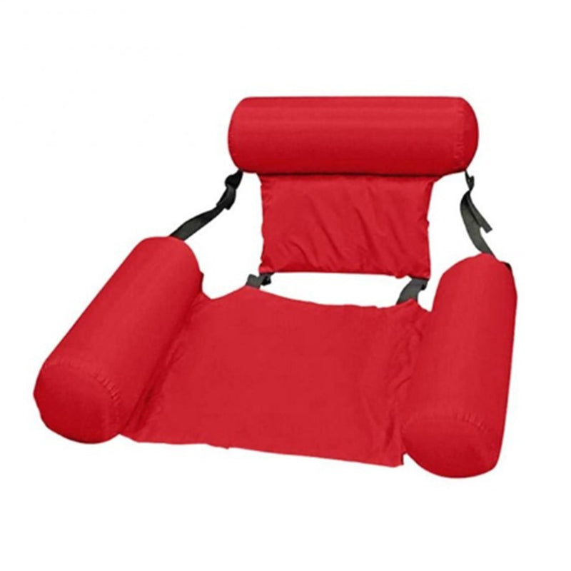 MARKERWAY Foldable Backrest Inflatable Floating Bed