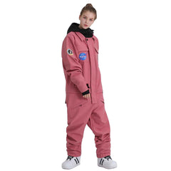 MARKERWAY Women Insulated Waterproof One Piece Snow Suits