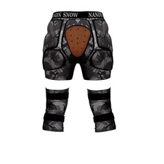 MARKERWAY Unisex Total Impact Protective Shorts & Knee Pads