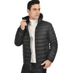 MARKERWAY Men’s Lightweight Hooded Packable Down Jacket