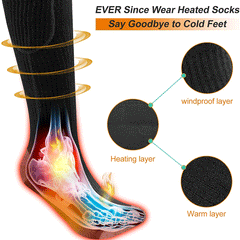 MARKERWAY Upgraded Heated Socks for Men and Women