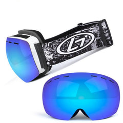 MARKERWAY Ski Goggles, Anti-Fog Protection Snowboard Dual Lens for Men Women