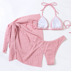 Women's Suspender Two-Piece Set Swimsuit Bikini Swimwear