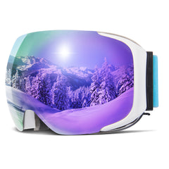 MARKERWAY G2 Magnetic Snowboard/Polarized OTG UV400 Skiing Goggles