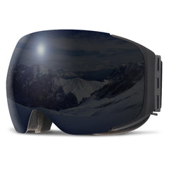 MARKERWAY G2 Magnetic Snowboard/Polarized OTG UV400 Skiing Goggles