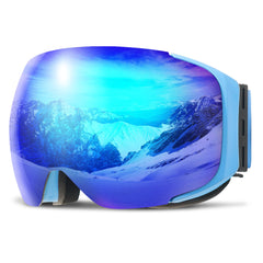 MARKERWAY G2 Magnetic Snowboard/Polarized OTG UV400 Skiing Goggles