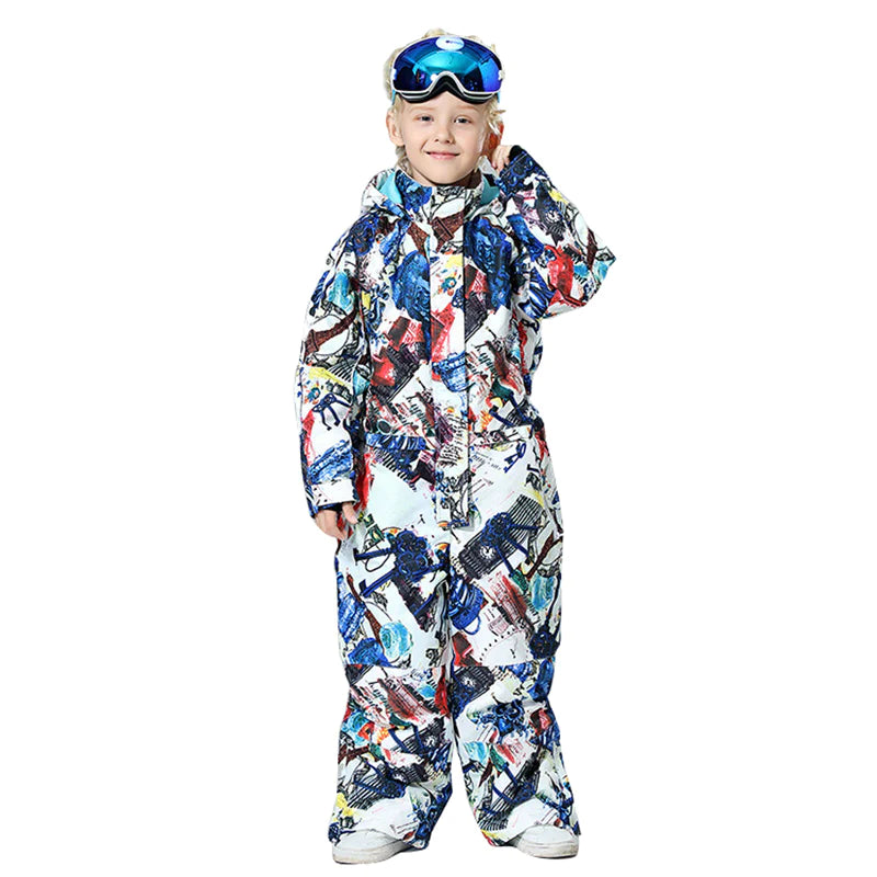MARKERWAY Kid's Baby One Piece Snowsuits