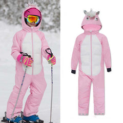 MARKERWAY Kids Unisex Waterproof Animal One Piece Snowsuits