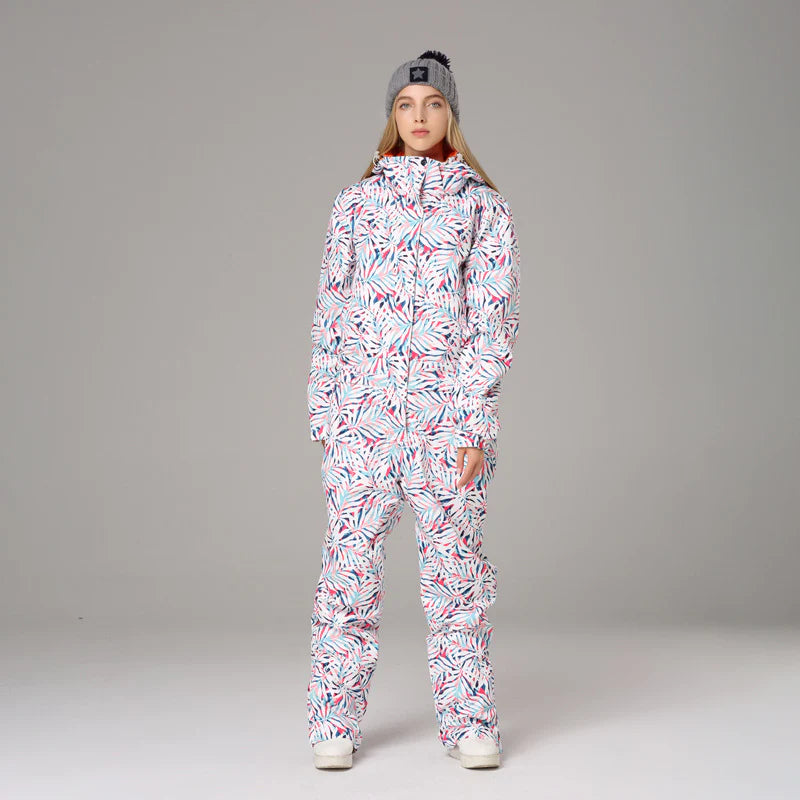 MARKERWAY Women's Fashion One Piece Ski Suits