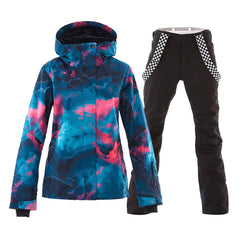 MARKERWAY Women's Waterproof Ski Jackets and Pants Set